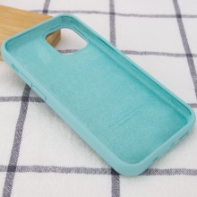 Чехол Silicone Case Full Protective (AA) для Apple iPhone 13 mini (5.4") – Бирюзовый