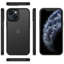 TPU+PC чехол Metal Buttons для Apple iPhone 13 mini (5.4") – Черный
