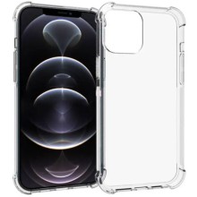 TPU чехол GETMAN Ease logo усиленные углы для Apple iPhone 13 mini (5.4") – Прозрачный