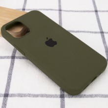 Чехол Silicone Case Full Protective (AA) для Apple iPhone 13 mini (5.4") – Зеленый