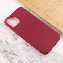 Силиконовый чехол Candy для Apple iPhone 13 mini (5.4") – Бордовый