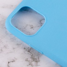 Силиконовый чехол Candy для Apple iPhone 13 mini (5.4") – Голубой