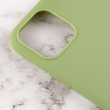 Силиконовый чехол Candy для Apple iPhone 13 mini (5.4") – Фисташковый