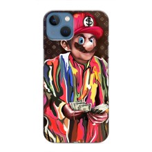 Бренднові Чохли для iPhone 13 Mini - (PREMIUMPrint) (Mario LV)