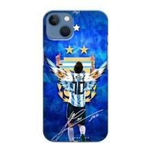 Чехлы для iPhone 13 Mini (Leo чемпион) (AlphaPrint) – Месси сборная