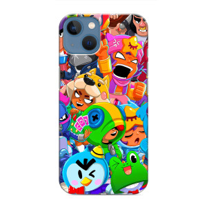 Чехлы Brawl Stars для iPhone 13 Mini (AlphaPrint)