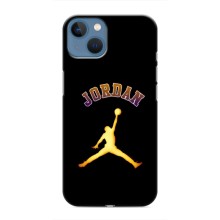 Чехлы для iPhone 13 Mini - с картинкой JORDAN (AlphaPrint) (Jordan Gold)