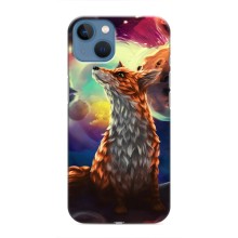 Чохли з картинкою Лисичка для iPhone 13 Mini (VPrint) (Лисичка в космосі)
