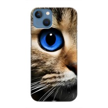 Чехлы с Котиками для iPhone 13 Mini (VPrint) (Глаз кота)