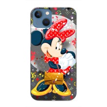 Чехол Disney Mouse iPhone 13 Mini (PREMIUMPrint) (Minni с бантиком)