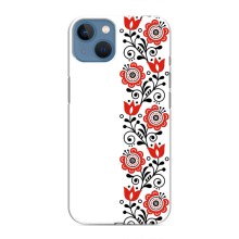 Чохол для Патріота України iPhone 13 Mini - (AlphaPrint) (Яскрава вишиванка)