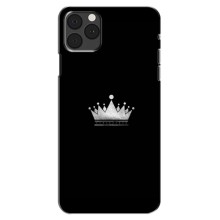 Чехол (Корона на чёрном фоне) для Айфон 13 Мини – Белая корона