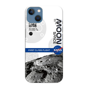 Силиконовый бампер с принтом "Наса" на iPhone 13 Mini – Билет в космос