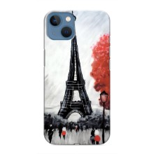 Чохол Ейфелева Вежа iPhone 13 Mini - (AlphaPrint) (Вежа в Парижі)