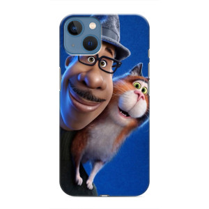 Чехол с принтом Душа на iPhone 13 Mini – Джо и кот