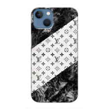 Чохол Стиль Louis Vuitton на iPhone 13 Mini (LV на білому)