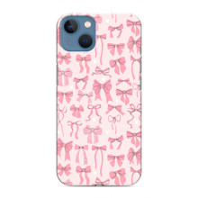 Чехол банты для iPhone 13 Mini – Фон бантики