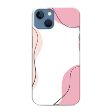 Чехол цветочный дизайн для iPhone 13 Mini – Розовый фон
