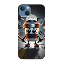 Чехол с мемом Тралалело тралала на iPhone 13 Mini (Капучино асасино)