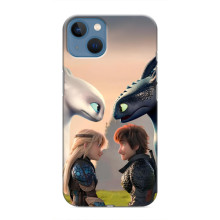 Чехол как приручить дракона на iPhone 13 Mini – Гикавка и Астрид