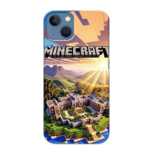 Чехол с картинками Майнкрафт для Айфон 13 мини – Minecraft