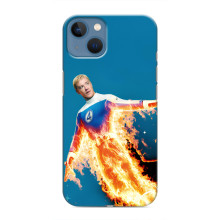 Чехол с принтом Фантастическая четверка для iPhone 13 Mini – Человек-Факел