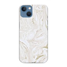 Мраморный чехол на iPhone 13 Mini (VPrint) (Белый мрамор)