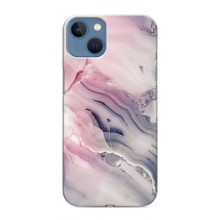 Мраморный чехол на iPhone 13 Mini (VPrint) (Пурпурный Мрамор)