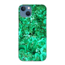 Мраморный чехол на iPhone 13 Mini (VPrint) (Салатный Мрамор)
