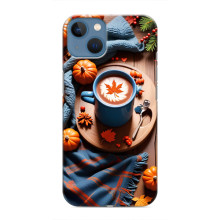 Чохол з унікальним дизайном 'Осінь з кавою' для iPhone 13 Mini – Кава і гарбузики
