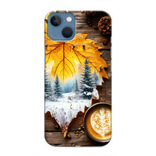 Чохол з унікальним дизайном 'Осінь з кавою' для iPhone 13 Mini – Осінньо-зимове кава