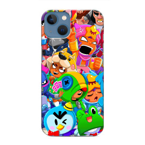 Силиконовый Чехол на iPhone 13 Mini с картинкой Brawl Stars