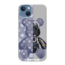 Силиконовый чехол для iPhone 13 Mini (Медведь Louis Vuitton)