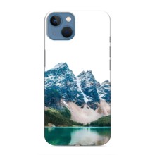 Силиконовый чехол с КАРТИНКАМИ лето для iPhone 13 Mini (AlphaPrint) (Гори)