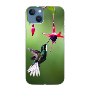 Силиконовый чехол с птичкой на iPhone 13 Mini – Калибри