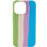 Чехол Silicone case Full Braided для Apple iPhone 13 Pro Max (6.7") – Мятный