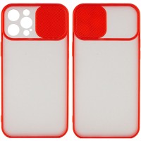 Чехол Camshield mate TPU со шторкой для камеры для Apple iPhone 13 Pro Max (6.7") – Красный