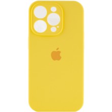 Чохол Silicone Case Full Camera Protective (AA) для Apple iPhone 13 Pro Max (6.7") – Жовтий