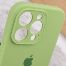 Чохол Silicone Case Full Camera Protective (AA) для Apple iPhone 13 Pro Max (6.7") – М'ятний