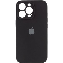 Чохол Silicone Case Full Camera Protective (AA) для Apple iPhone 13 Pro Max (6.7") – Чорний
