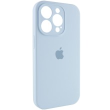 Чехол Silicone Case Full Camera Protective (AA) для Apple iPhone 13 Pro Max (6.7") – Голубой