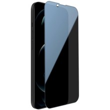Захисне скло Privacy 5D (full glue) (тех.пак) для Apple iPhone 13 Pro Max / 14 Plus (6.7") – Чорний