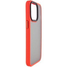 TPU+PC чехол Metal Buttons для Apple iPhone 13 Pro Max (6.7") – Красный