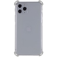 TPU чехол GETMAN Ease logo усиленные углы для Apple iPhone 13 Pro Max (6.7") – Серый (прозрачный)
