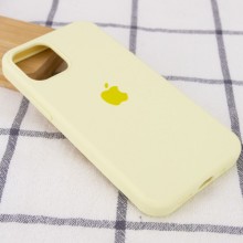 Чехол Silicone Case Full Protective (AA) для Apple iPhone 13 Pro Max (6.7") – Желтый