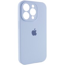 Чехол Silicone Case Full Camera Protective (AA) для Apple iPhone 13 Pro Max (6.7") – Голубой