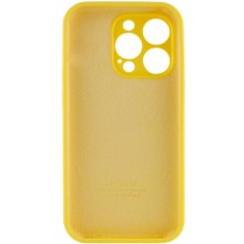 Чехол Silicone Case Full Camera Protective (AA) для Apple iPhone 13 Pro Max (6.7") – Желтый