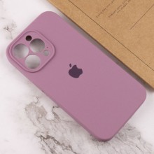 Чехол Silicone Case Full Camera Protective (AA) для Apple iPhone 13 Pro Max (6.7") – Лиловый