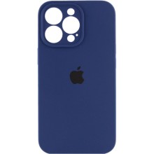 Чохол Silicone Case Full Camera Protective (AA) для Apple iPhone 13 Pro Max (6.7") – Синій