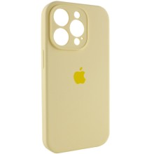 Чехол Silicone Case Full Camera Protective (AA) для Apple iPhone 13 Pro Max (6.7") – Желтый